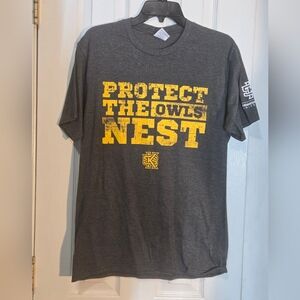KSU Kennesaw State Owls Fan Alumni Student T-Shirt M